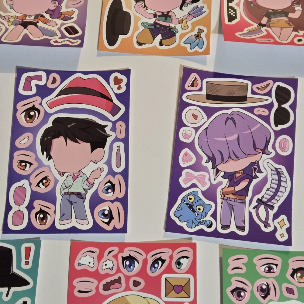 ๐๐ K-Pop Demon Hunters Characters Sticker Set - Picture 6 of 9